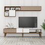 Hanah Home Milan TV - Nogal y Blanco